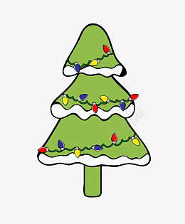 绿色卡通圣诞树矢量图png免抠素材_新图网 https://ixintu.com 卡 通圣 诞 树矢量图