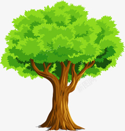 卡通树木矢量树矢量树木素材