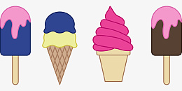 圣代甜筒冰淇淋cdr免抠素材_新图网 https://ixintu.com 冰淇淋 圣代甜筒 卡通冰淇淋 剪贴画 剪下