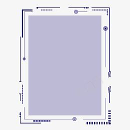 科技感蓝色文本框png免抠素材_新图网 https://ixintu.com 科技边框 蓝色科技 文本框 科技蓝 简约 边框