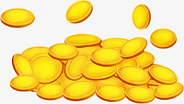 新年节日金币堆psd免抠素材_新图网 https://ixintu.com 金币 节日气氛金币 金币堆 一堆金币