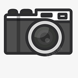 灰色创意相机元素png免抠素材_新图网 https://ixintu.com 扁平化 矢量图 UI 创意 图标 拍摄 摄影 灰色 爱好 相机 镜头