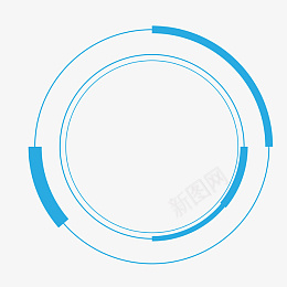 矢量科技光圈相框圆形边框素材png免抠素材_新图网 https://ixintu.com 相框 矢量 科技 边框 框