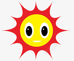 卡通装饰可爱太阳cdr免抠素材_新图网 https://ixintu.com 卡通 装饰 太阳 可爱太阳 天气
