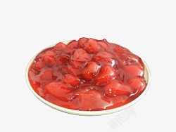 草莓果馅蛋糕专用素材