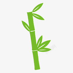 中国风绿色植物竹子素材