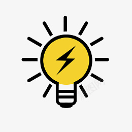 别致创新黄色灯泡PNGpng免抠素材_新图网 https://ixintu.com 卡通手绘 创意 发光 抽象 灯光 照明 球形 电器 装饰 设计