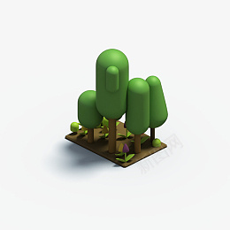 C4D树木与植物3D立体模型png免抠素材_新图网 https://ixintu.com C4D 树木 植物 3D立体模型