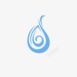 水滴icon水滴剪影图标变形设计高清图片