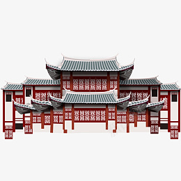 中国风古风建筑宫殿素材png免抠素材_新图网 https://ixintu.com 中国风 宫殿 屋檐 墙檐