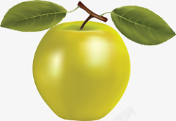 绿色高清苹果图片素材