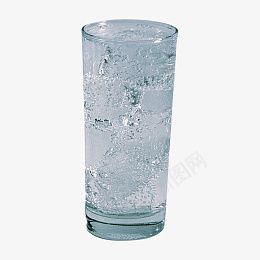 透明简约玻璃水杯加冰块png_新图网 https://ixintu.com 玻璃杯 水杯加冰块 气泡水杯 被子