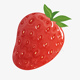 新鲜的草莓手绘插画懈png免抠素材_新图网 https://ixintu.com 甜甜的草莓 红色的草莓 绿色的叶子 水果草莓 草莓插画 草莓装饰