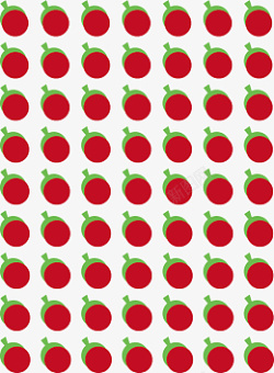 枚红色波点小番茄圣诞色高清图片