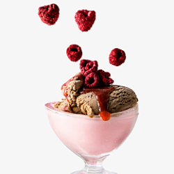 淇淋美味冰淇淋水果高清图片