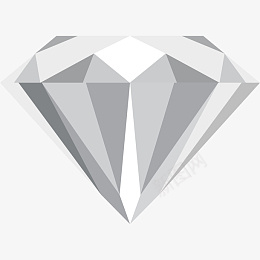 白色钻石矢量切割佑png免抠素材_新图网 https://ixintu.com 菱形钻石切面 切割钻石 反光钻石 宝石钻石 白色钻石 立体钻石