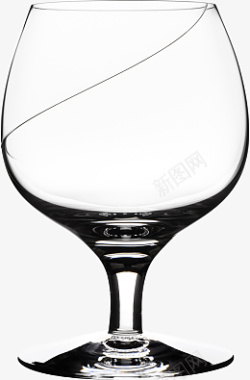透明玻璃红酒杯图标