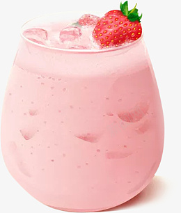 粉色可爱草莓奶昔png免抠素材_新图网 https://ixintu.com 粉色 草莓 奶昔 可爱