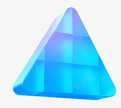 3d立体图标蓝色素材