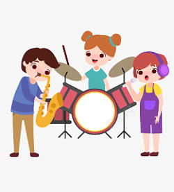 少儿音乐少儿乐器培训课程页素材