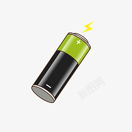 绿色新能源电池矢量沂png免抠素材_新图网 https://ixintu.com 绿色新能源 电池矢量 新能源 高科技 电极 绿色