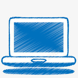 BluelaptopIconpng免抠素材_新图网 https://ixintu.com laptop blue hardware cell notebook mobile