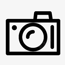 数码相机图标卡通线条png免抠素材_新图网 https://ixintu.com 数码相机图标 卡通线条 图标 黑色 照相机