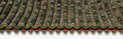 中国风古建筑屋檐琉璃瓦高清图片