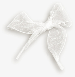 白色蕾丝花纹复古装饰素材白色蕾丝蝴蝶结高清图片