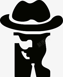 男装黑白带帽绅士图标png免抠素材_新图网 https://ixintu.com 黑白 男装 绅士 图标