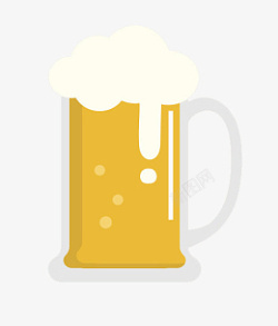 啤酒标志卡通平面素材