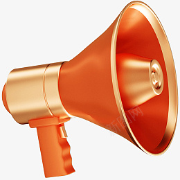C4D橙色喇叭话筒电商商铺素材png免抠素材_新图网 https://ixintu.com C4D 橙色 喇叭 话筒 电商 商铺素材