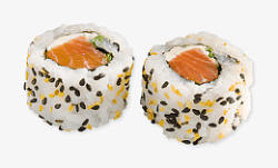 单个寿司三文鱼日本寿司高清图片