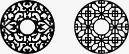 中国传统圆形镂空标志png免抠素材_新图网 https://ixintu.com 镂空 圆形 标志 传统