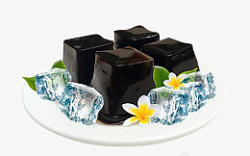 美味龟苓膏香甜的龟苓膏高清图片
