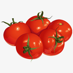 番茄果蔬卡通果蔬素材