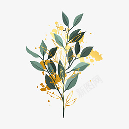 植物装饰素材png_新图网 https://ixintu.com 绿植 植物 装饰 贴图