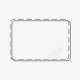 简约边框虚线圆角矩形海报公众号排版png免抠素材_新图网 https://ixintu.com 圆角矩形 相框剪影 相框图案 简约边框 公众号 新媒体 照片框 卡通 海报 相框 简约 虚线 边框 框