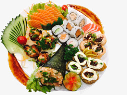 日本寿司组合素材
