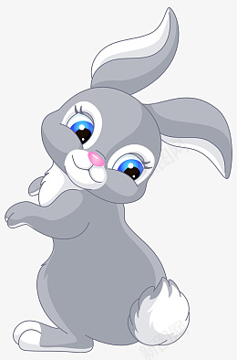 兔子插图系列png免抠素材_新图网 https://ixintu.com 兔子 小兔子 插图 元素