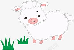 可爱的小羊羔在吃草ai免抠素材_新图网 https://ixintu.com 小羊 羊 羊羔 青草 可爱 小动物 绵羊 羔羊