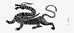 中国古代青龙纹素材