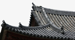 中国风古建筑屋顶屋角素材