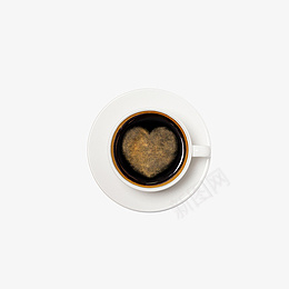 爱心的的咖啡png免抠素材_新图网 https://ixintu.com 咖啡 下午茶 高清平面 黑色
