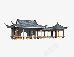 中国风的古代建筑png免抠素材_新图网 https://ixintu.com 中国风 古代建筑 楼亭 古风