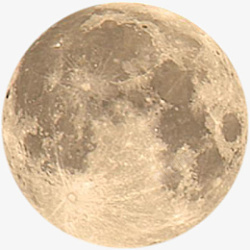 月亮中秋月球黄色月明月素材