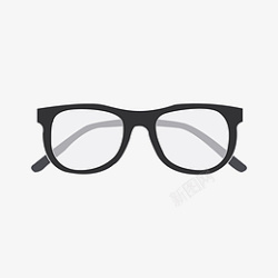 写实眼镜传统眼镜装饰图案高清图片