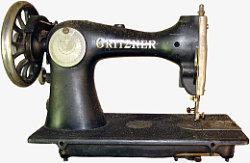 复古缝纫机老物件素材