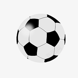白色的卡通足球插画png免抠素材_新图网 https://ixintu.com 球类运动插画 白色的足球 精美的足球 黑色花纹 足球 运动