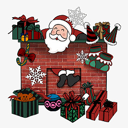 圣诞老人和壁炉png免抠素材_新图网 https://ixintu.com 壁炉 圣诞 老人 平安夜
